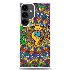 Dead Dancing Bears Grateful Dead Pattern Samsung Galaxy S24 Plus 6 7 Inch Tpu Uv Case by Grandong