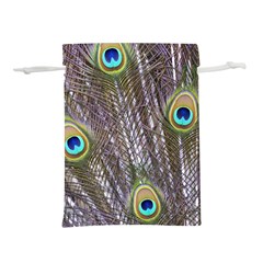Peacock Bird Feathers Plumage Peacock Lightweight Drawstring Pouch (l) by Perong