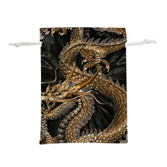 Fantasy Dragon Pentagram Lightweight Drawstring Pouch (m) by Maspions