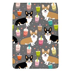Corgi Boba Tea Bubble Tea Kawaii Food Welsh Corgis Dog Removable Flap Cover (s) by Perong
