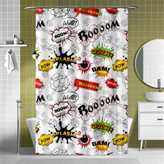 Pattern Seamless Texture Cartoon Shower Curtain 48  X 72  (small)  by Perong