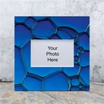 Background Colour Template Contrast White Box Photo Frame 4  x 6  Front