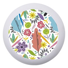 Summer Flowers Spring Background Dento Box With Mirror by Grandong