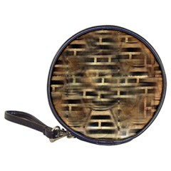 Textures Brown Wood Classic 20-cd Wallets by anzea