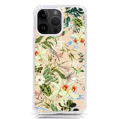 Textile Fabric Tropical Iphone 14 Pro Max Tpu Uv Print Case by Paksenen