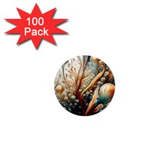 Undersea Dreams Saltwater Ocean 1  Mini Magnets (100 Pack)  by Apenda