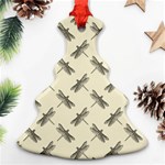Dragonfy Insect Pattern Christmas Tree Ornament (Two Sides) Back
