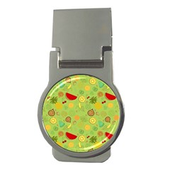 Art Fruits Pattern Money Clips (round)  by Maspions