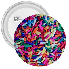 Colorful Candy Texture, Close-up 3  Buttons by kyorashop23