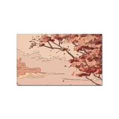 Pastel Nature , Art, Blue, Cute, Nature, Pink Sticker Rectangular (100 Pack) by kyorashop23
