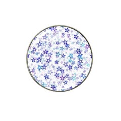 Christmas Stars Background Hat Clip Ball Marker (4 Pack) by Posterlux