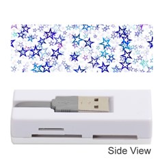 Christmas Stars Background Memory Card Reader (stick) by Posterlux