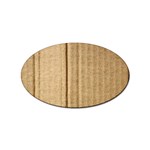 Brown Cardboard Texture Macro, Cardboard, Cardboard Sticker Oval (100 pack) Front