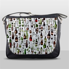 Bottle Chic Print Patterns Messenger Bag by BellaVistaTshirt02