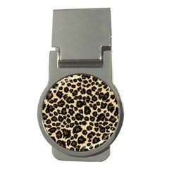 Jaguar Skin Texture, Jaguar Wool Texture, Yellow Money Clips (round)  by kyorashop23