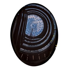 Building Ceiling Structure Dome Oval Glass Fridge Magnet (4 Pack) by Apenda