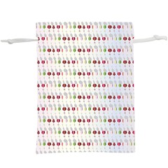 Wine Glass Pattern Lightweight Drawstring Pouch (xl) by anzea