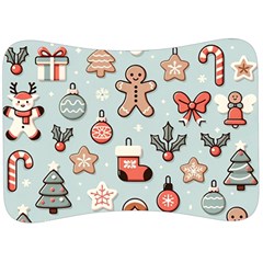 Christmas Cartoon Pattern Velour Seat Head Rest Cushion by Apen