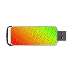 Orange Green Gradient Hunter Portable Usb Flash (one Side) by Dutashop