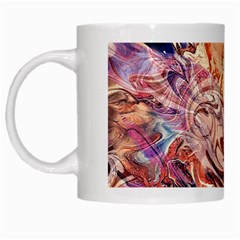 Blend  White Mug by kaleidomarblingart
