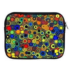 Circles, Colorful Apple Ipad 2/3/4 Zipper Cases by kyorashop23