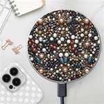 Pearls and stones Wireless Fast Charger(White) Front