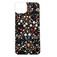 Pearls And Stones Iphone 15 Tpu Uv Print Case by dedoma