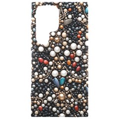 Pearls And Stones Samsung Galaxy S24 Ultra 6 9 Inch Black Tpu Uv Case by dedoma