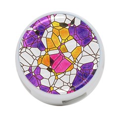 Architecture Glass Abstract Pattern 4-port Usb Hub (one Side) by Bedest