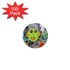 Supersonic Monster Mash 1  Mini Buttons (100 Pack)  by chellerayartisans