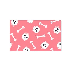 Halloween Pattern With Sculles And Bones 20240926 160927 0000 Sticker Rectangular (10 Pack) by Safari