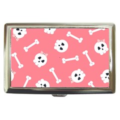 Halloween Pattern With Sculles And Bones 20240926 160927 0000 Cigarette Money Case by Safari