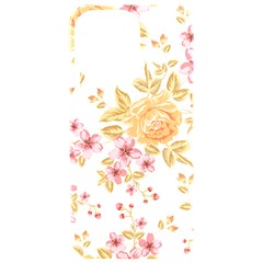 Peony Flower Pattern Background Iphone 15 Pro Max Black Uv Print Pc Hardshell Case by Grandong