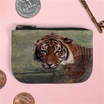 Swimming Tiger Mini Coin Purse Front