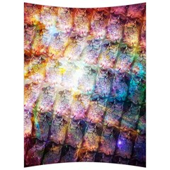 Cosmic Owls Pattern Back Support Cushion by ExtraAwesomeSauce