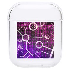 Cosmic Network Geometric Art Hard Pc Airpods 1/2 Case by ExtraAwesomeSauce
