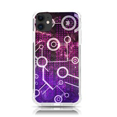 Cosmic Network Geometric Art Iphone 11 Tpu Uv Print Case by ExtraAwesomeSauce