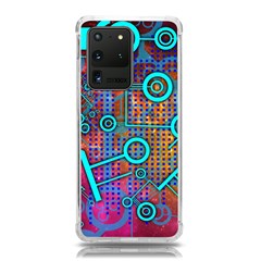 Abstract Tech Galaxy Design Samsung Galaxy S20 Ultra 6 9 Inch Tpu Uv Case by ExtraAwesomeSauce