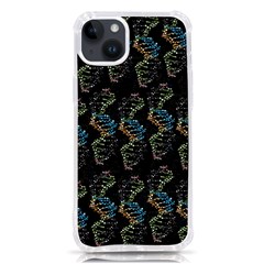 Multicolored Dna Strand Art Iphone 14 Plus Tpu Uv Print Case by ExtraAwesomeSauce