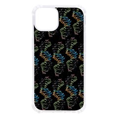 Multicolored Dna Strand Art Iphone 13 Tpu Uv Print Case by ExtraAwesomeSauce