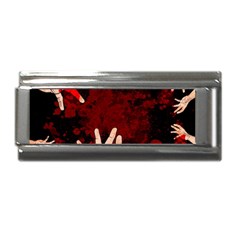 Horror Themed Bloody Hands Superlink Italian Charm (9mm) by ExtraAwesomeSauce