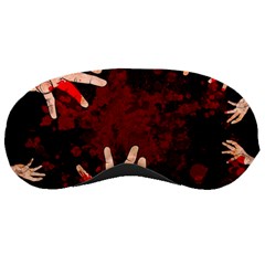 Horror Themed Bloody Hands Sleep Mask by ExtraAwesomeSauce