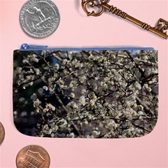 Pear Tree In Full Bloom Large Coin Purse by ExtraAwesomeSauce