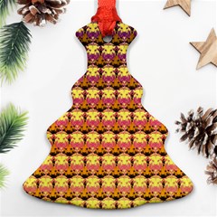 Gradient Lion Head Pattern Ornament (christmas Tree)  by ExtraAwesomeSauce