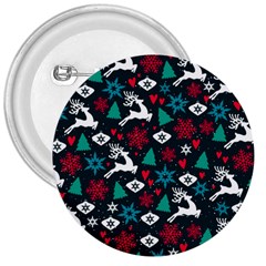 Holiday Season Pattern 3  Buttons by kyorashop23