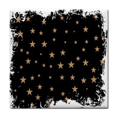 Little Stars Pattern Tile Coaster by ConteMonfrey