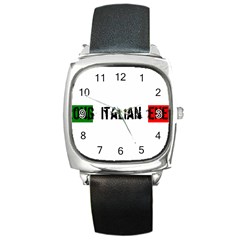 Strong Italian Energy Square Metal Watch by ConteMonfrey