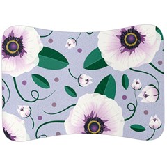 Flowers Petals Blossom Flora Velour Seat Head Rest Cushion by Apenda