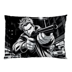 Criminal Ready For Action Pillow Case by AIDreaming
