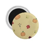 Halloween Fall Pattern 2.25  Magnets Front